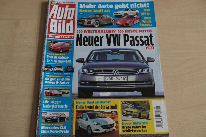 Deckblatt Auto Bild (19/2014)